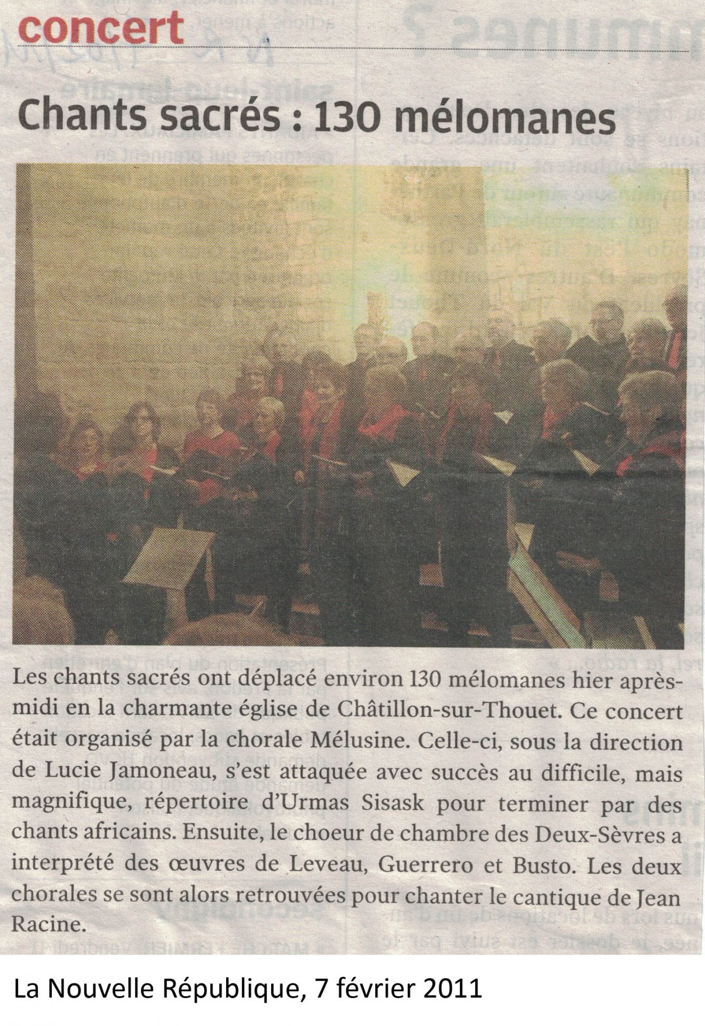 Concert Chatillon sur Thouet 2011 c